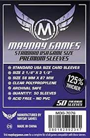 50 Fundas Standard USA Premium 56 x 87 mm (080162892347)