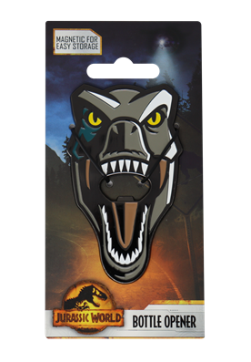 Jurassic World abre botellas con iman