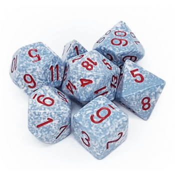 Set de 7 dados en blanco y negro - Imagen 2