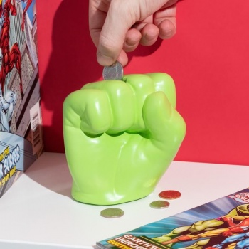 Hucha mano de Hulk